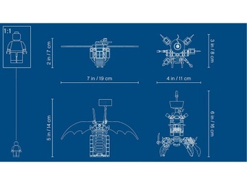 LEGO MOVIE БЭТМЕН И МЕТАЛБОРОДА LEGO 70836