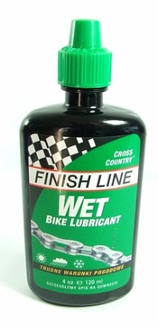 Olej do łańcucha zielony mokry Finish Line WET 120 ml
