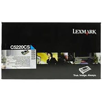 Toner Lexmark C5220CS niebieski (cyan)