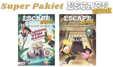 Pakiet Escape Books: Klątwa Faraona / Zaginiona wyspa skarbów