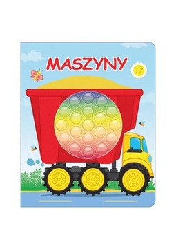 KSIĄŻKA ANTYSTRESOWA SENSORYCZNA POP-IT KSIĄŻKA DLA DZIECI MASZYNY