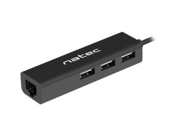 USB 3.0 ХАБ NATEC MANTIS 2–4 ПОРТА С ПЕРЕКЛЮЧАТЕЛЕМ