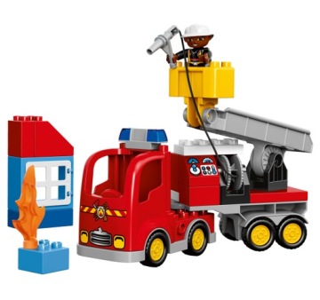 LEGO DUPLO пожежна машина зі шлангом і пожежником 10473 іграшка для дітей