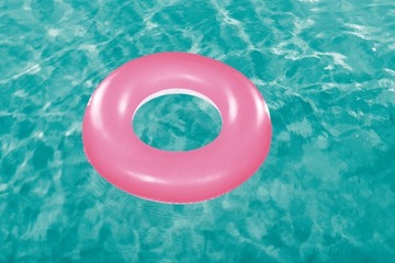 Надувной круг для плавания пляжная вода неон 91см BESTWAY