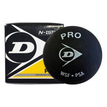 МЯЧИ ДЛЯ СКВОША DUNLOP PRO (2 ЖЕЛТЫЕ ТОЧКИ) 12 ШТ.
