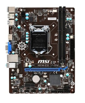 Материнская плата MSI H81M-E33 Micro ATX