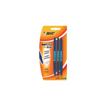 Ручки BIC Soft feel сині 3 шт. - 2538427