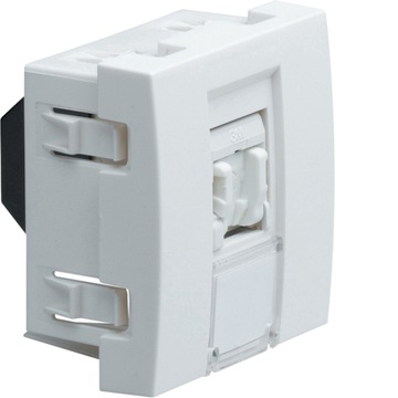 Gniazdo informatyczne 2M RJ45 Hager systo Cat.5e UTP WS211
