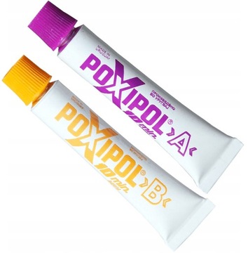 КЛЕЙ POXIPOL 16Г/14МЛ В 2*ТУБКАХ: A5G/7ML,B8G/7ML