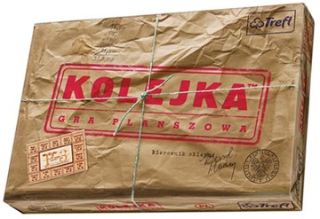 GRA PLANSZOWA TOWARZYSKA KOLEJKA SKLEPY CZASY PRL