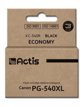 TUSZ ACTIS KC-540R CZARNY (ZAMIENNIK CANON PG-540XL)) 22ml