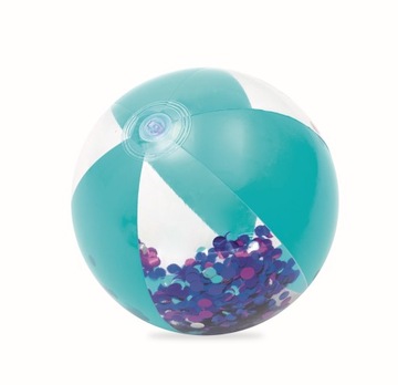 Большой НАДУВНОЙ ПЛЯЖНЫЙ МЯЧ с блестками 41см Bestway