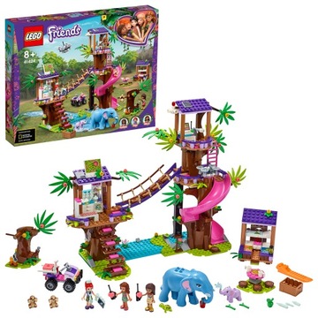 Кубики LEGO Friends 41424 Андре Миа Оливия, База спасения слонов