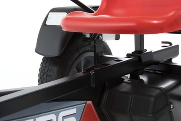 BERG Gokart na Pedały XL B.Super Red BFR Pompowane Koła od, do 100 kg