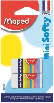 Гумка SOFTY міні 2 шт. блістер MAPED, MAPED