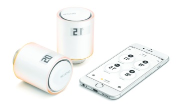 Прямой термостатический комплект Netatmo Thermostat + 3 клапана
