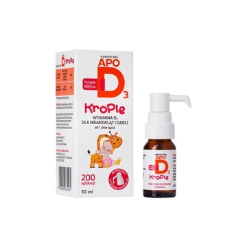 ApoD3 400 j.m. dla niemowląt i dzieci krople 10ml