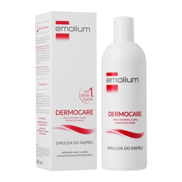 Emolium Dermocare 400 ml DELIKATNA EMULSJA DO KĄPIELI DLA NIEMOWLĄT