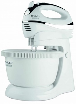 Ручной миксер SCARLETT SC-HM40B01 450 Вт белый