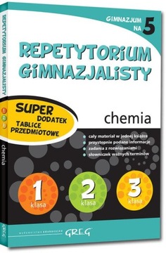 Repetytorium gimnazjalisty - chemia Joanna Pabian