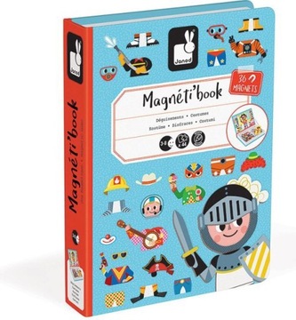 Магнитикнига Костюмы Мальчик магнитный пазл, для детей, 3+, Janod