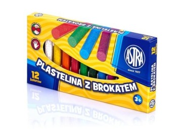 Пластилін з блискітками Astra 12 шт.