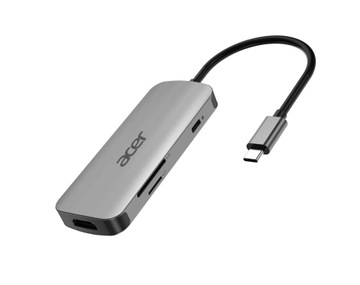 HUB USB-C 7in1 ACER METAL 3xUSB HDMI USB-C SD