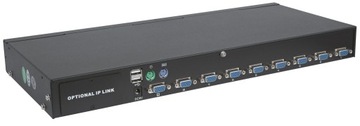 Przełącznik KVM VGA/USB/PS2 8x1 z OSD Rackowy Intellinet