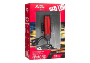 ЗАДНИЙ ВЕЛОСИПЕДНЫЙ ФОНАРЬ RED LINE 20LM, АККУМУЛЯТОРНЫЙ