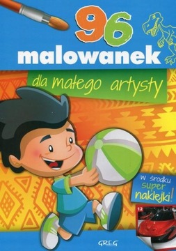 96 malowanek dla małego artysty Greg