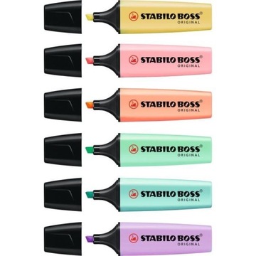 НАБОР ХАЙЛАЙТЕРОВ STABILO BOSS ORIGINAL, 6 ШТ.