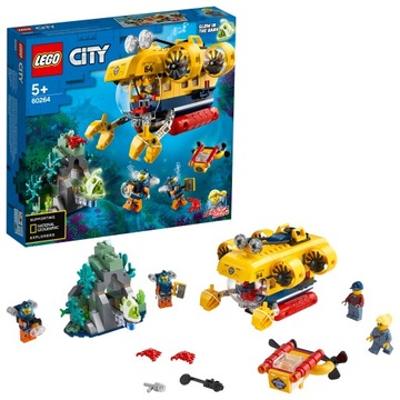 LEGO City #60264 ŁÓDŹ PDOWODNA - ŚWIECĄCA RYBA + *NOWE* !!!