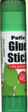 Клей офісний шкільний в олівці прозорий Patio Клей Stick 15 г