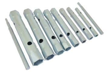 KLUCZE rurowe 6-22mm rurkowe 10części DLA FACHOWCA
