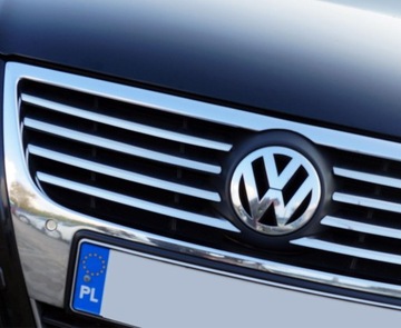 VW PASSAT B6 2005-2010 NAKLADKI LISTWY NA GRILL ST