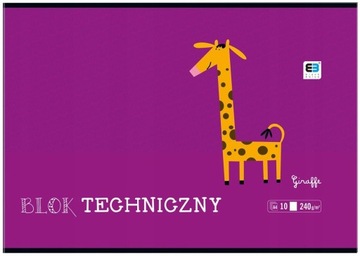 Interdruk Blok techniczny A4 10 240G BB KIDS