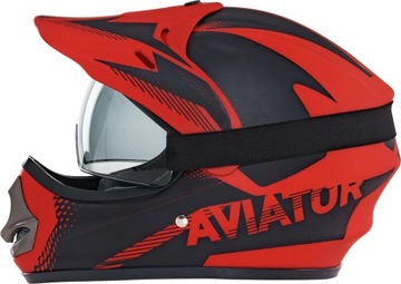 Мотоциклетный шлем Enduro Quad с очками