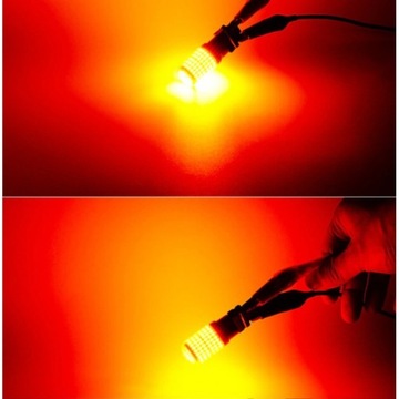 2x P27W LED 3156 12-24 В CANBUS оранжевый