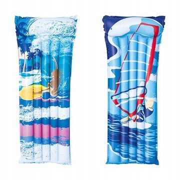 MATERAC DMUCHANY DO PŁYWANIA PLAŻOWY BESTWAY 183x76 cm