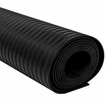 vidaXL Резиновый противоскользящий коврик 1,5 x 2 м, ширина полос 3 мм