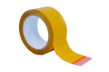 ЛЕНТА ДВУСТОРОННЯЯ ПРОЗРАЧНАЯ - Желтая - 48 х 25м