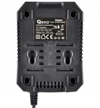 ЗАРЯДНОЕ УСТРОЙСТВО ДЛЯ литий-ионных аккумуляторов GEKO OnePower 18 В