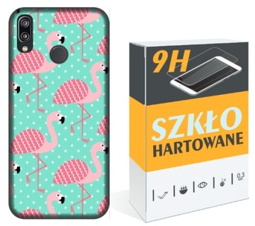 ETUI SZKŁO Huawei P20 Lite pink flaming