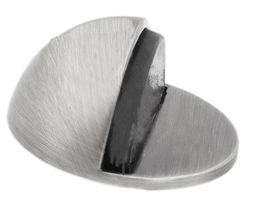ODBOJNIK odbój drzwi SAMOPRZYLEPNY 4,5cm - SREBRNY