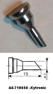 Grot 44-710658 Xytronic typu walec ścięty, 3 mm