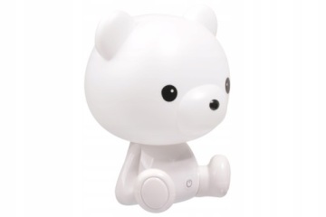 Детская КРОВАТЬ СВЕТИЛЬНИК, МИШКА, белый, LED, БЕЗОПАСНЫЙ