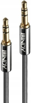 Kabel Mini Jack 3,5mm AUX Cromo Lindy 35325 10m