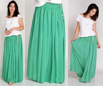 ЛЕГКАЯ, воздушная, длинная ЮБКА-РАСКЛЕШЕННАЯ ЮБКА, цвета