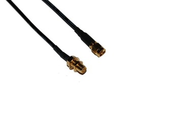 Przedłużacz RP-SMA(RSMA), RG174 0,3m