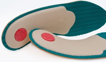 Wkładki butów ortopedyczne płaskostopie aloes